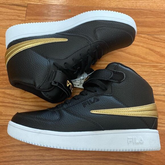 Fila Black and Gold Athletic Shoes - Picture 1 of 5